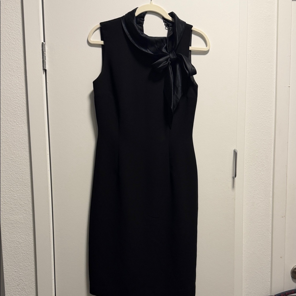 Vintage Elegant Black Sleeveless Dress